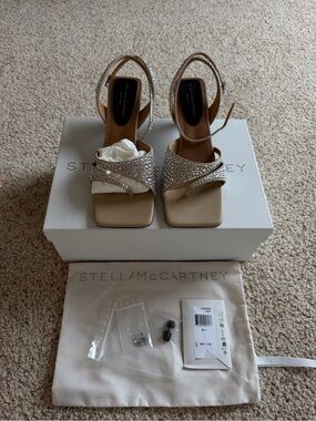 Brand New Stella McCartney Rhinestone Embellished Heels